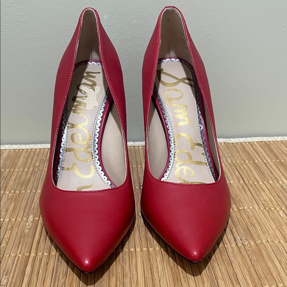 Sam Edelman Bold Red Heels size 6.5 - Picture 3 of 15